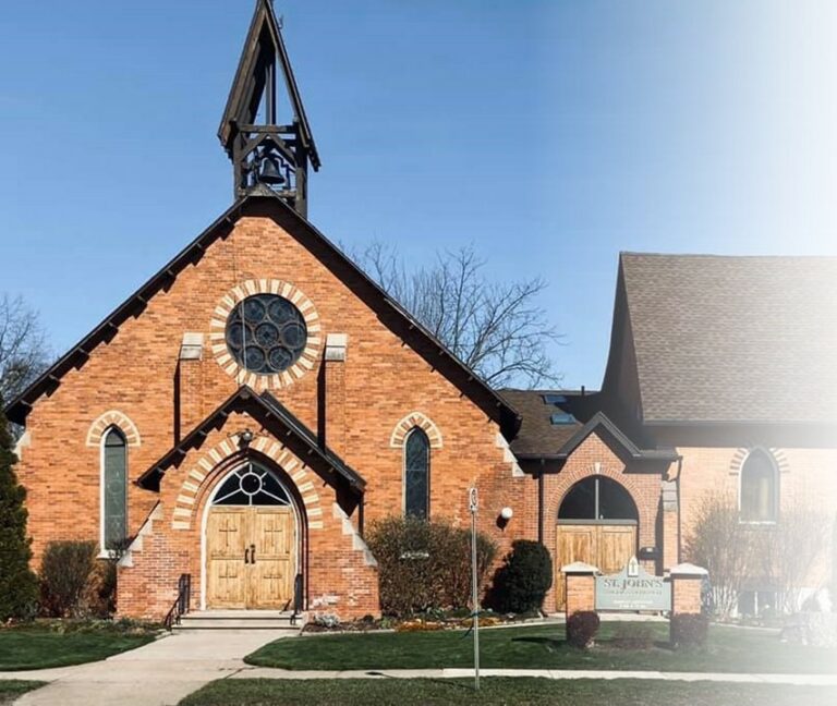Front of St John’s Church