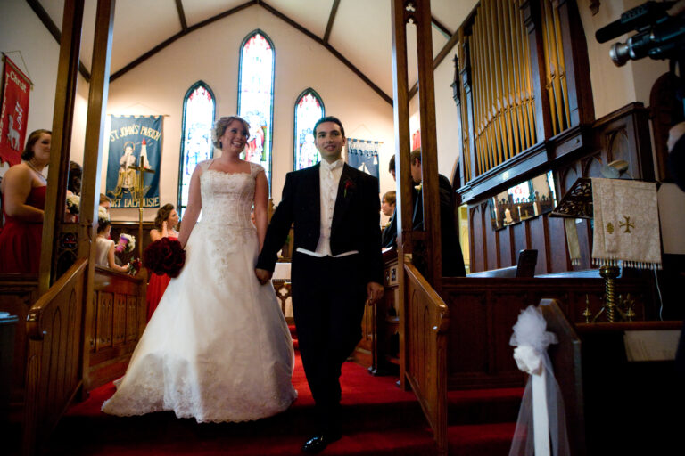 Wedding celebration at St John’s